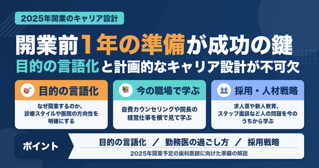 2025年開業予定の医師へ｜今からできるキャリア設計とは