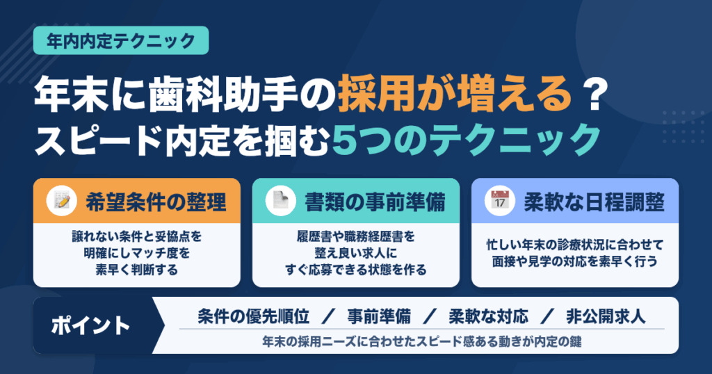 年内に転職を決めたい人向け！最速内定テクニックまとめ