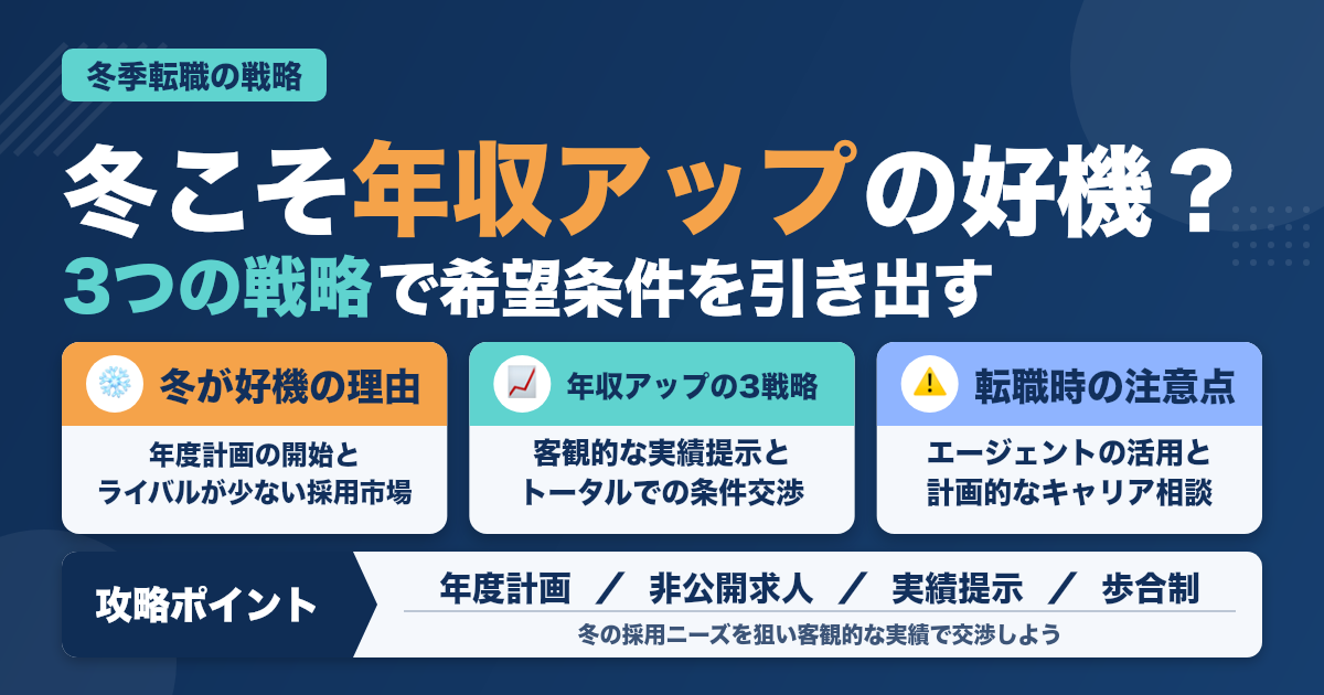 歯科医師の冬季転職で年収アップを狙う戦略とは