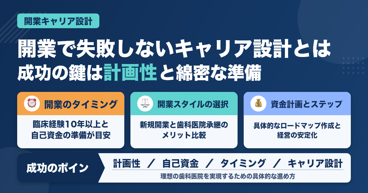 勤務医から開業医へ。失敗しないキャリア設計の進め方ガイド