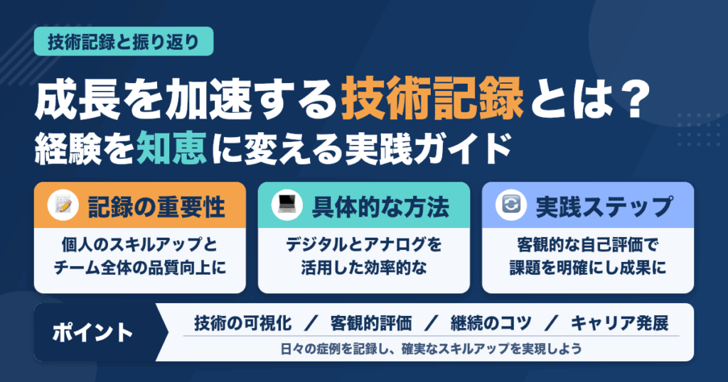 歯科技工士が技術を記録し振り返る習慣：成長を加速させる実践ガイド